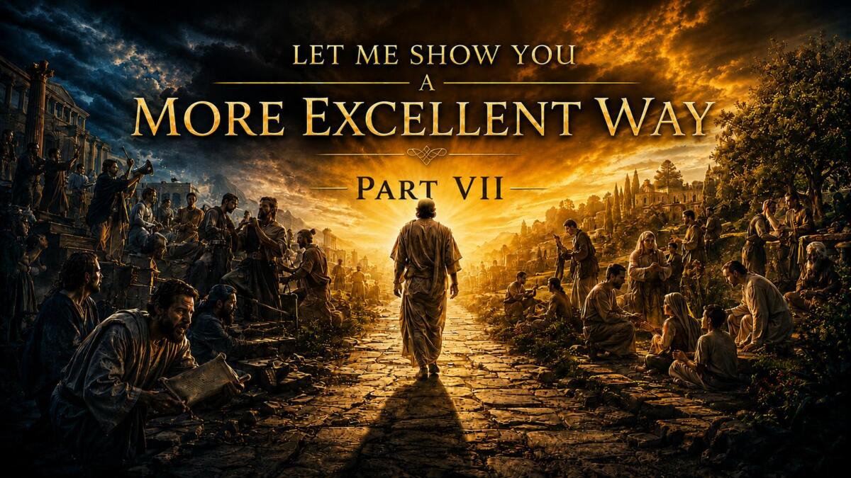 Let Me Show You A More Excellent Way Part VII (Video)